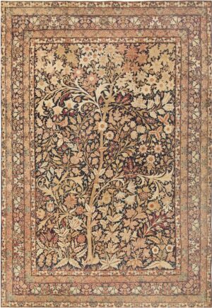 Antique Kerman Tree Of Life Design Persian Rug #41805 Nazmiyal Antique Rugs