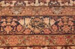 antique kerman tree of life design persian rug 41805 signature Nazmiyal