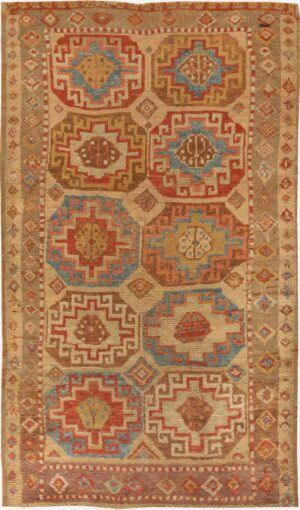 Antique Konya Turkish Rug #45018 by Nazmiyal Antique Rugs