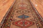 Antique Persian Bakshaish Runner Rug 41944 Field Design Nazmiyal