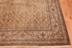 Corner Shabby chic Antique Persian Tabriz rug 44600 by Nazmiyal