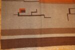 flat woven room size vintage swedish Kilim rug 3372 border cu Nazmiyal