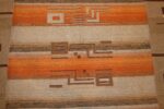 flat woven room size vintage swedish Kilim rug 3372 field Nazmiyal