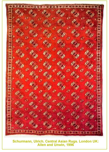 Antique Tribal Central Aisian Rug by Nazmiyal