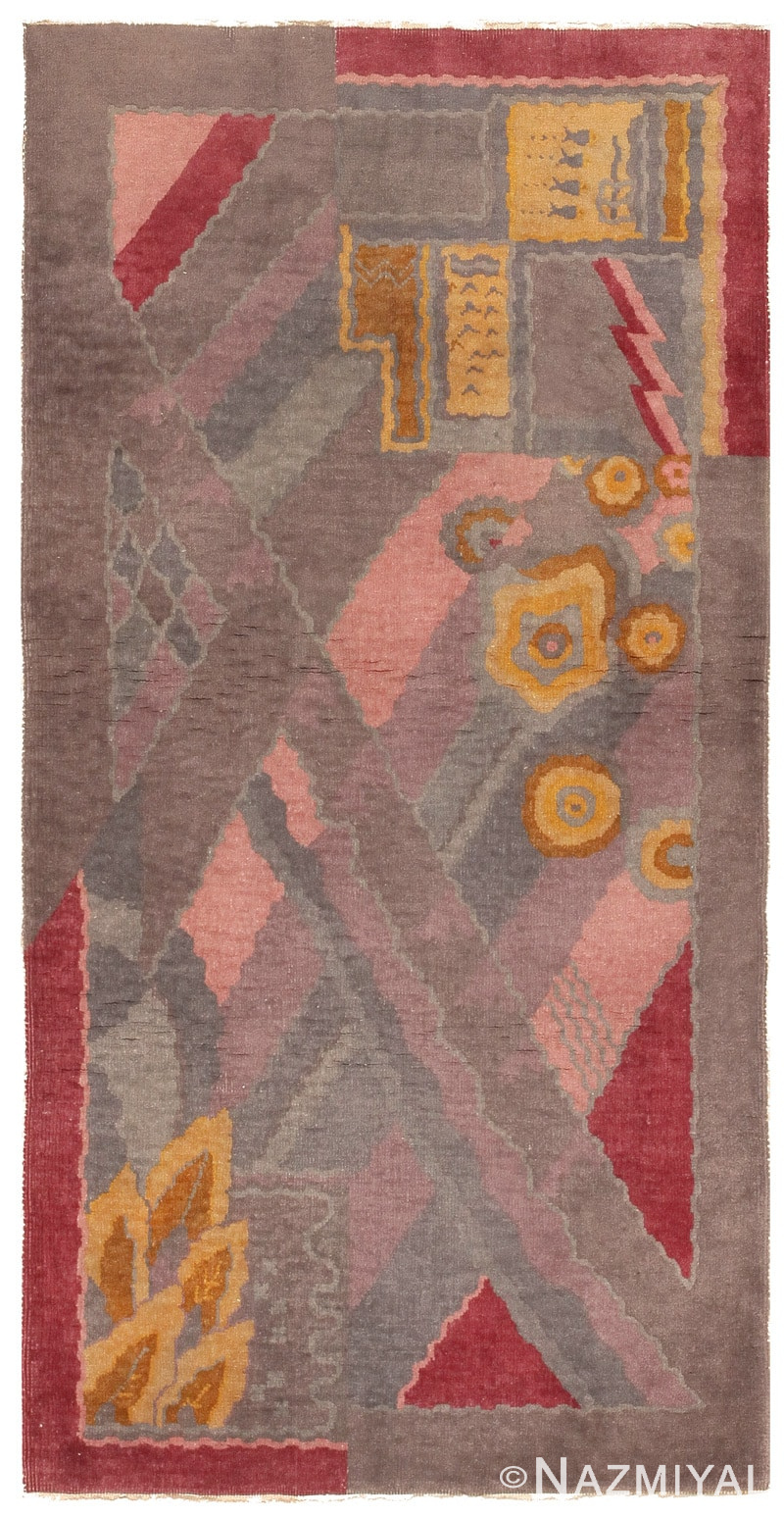 Vintage Deco Chinese Rug 418 Nazmiyal