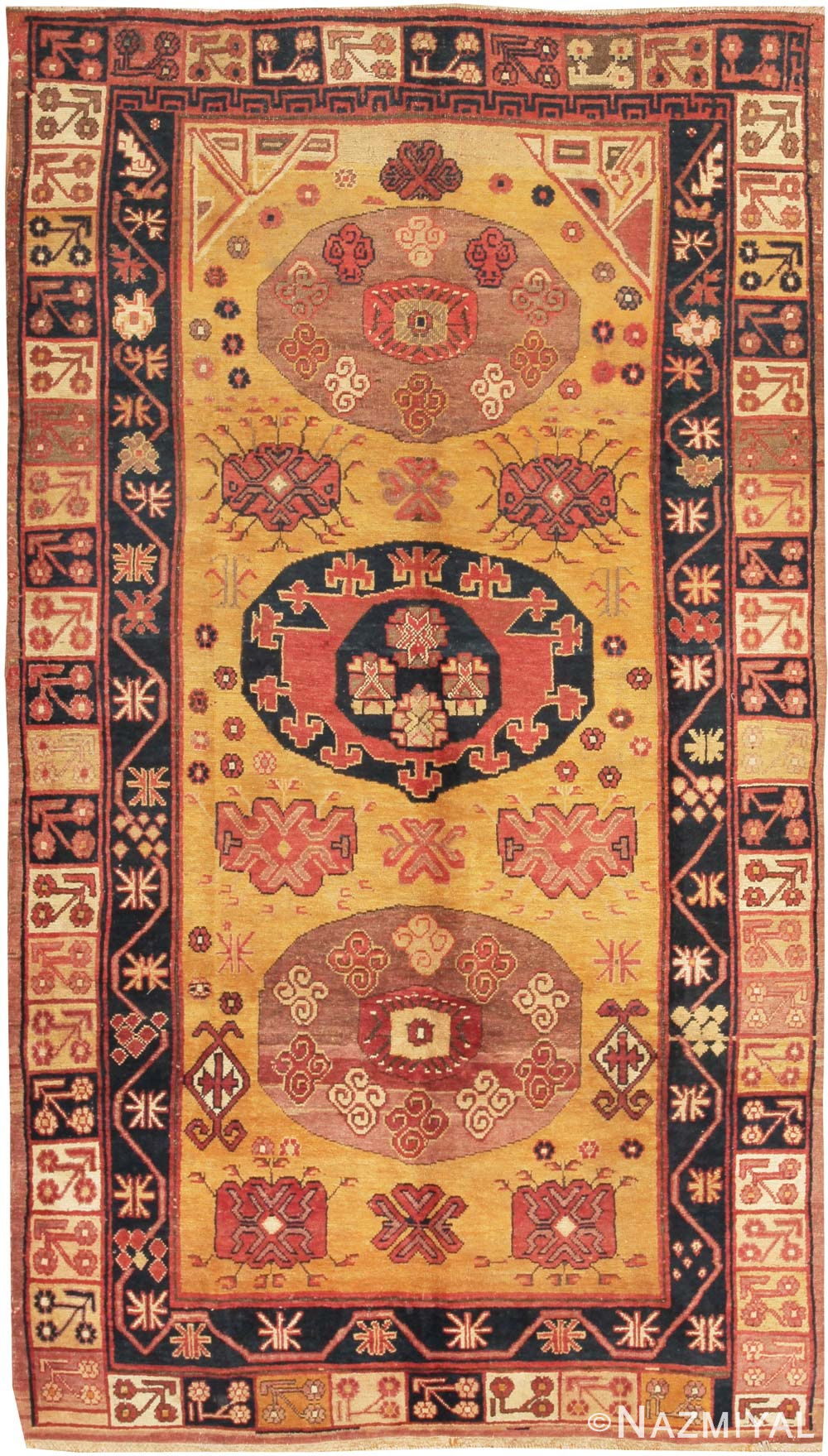 Antique Khotan Oriental Carpets 44918 Detail/Large View