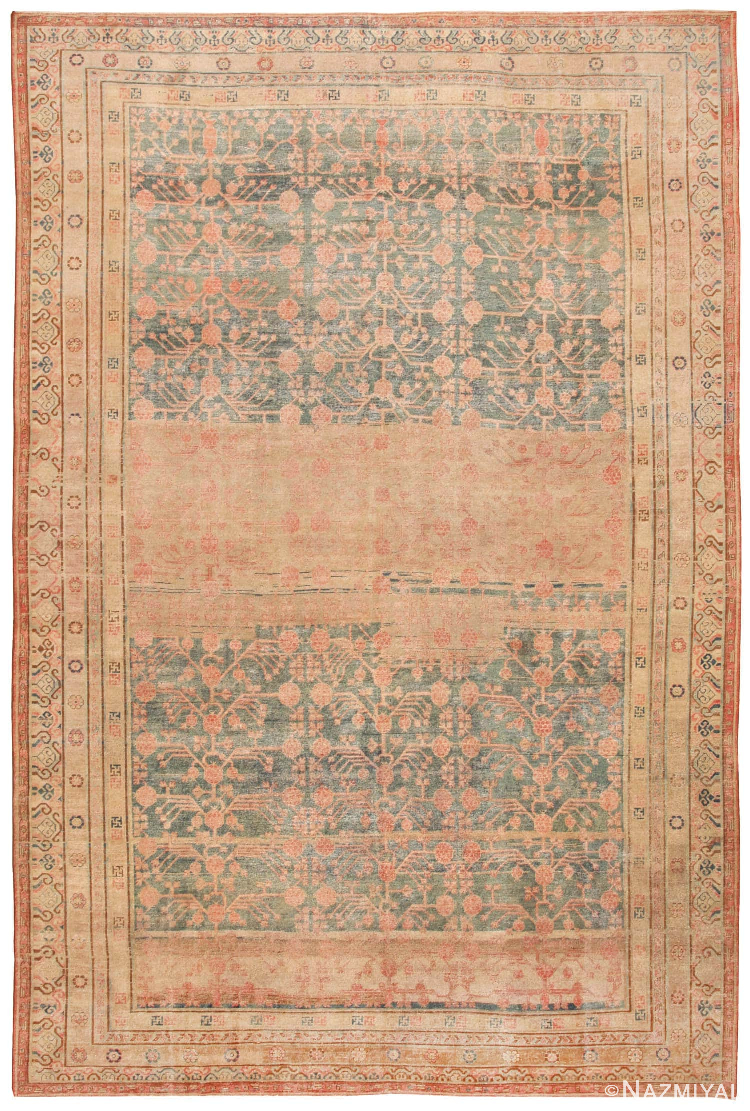 Antique Khotan Oriental Rug #44997 Detail/Large View
