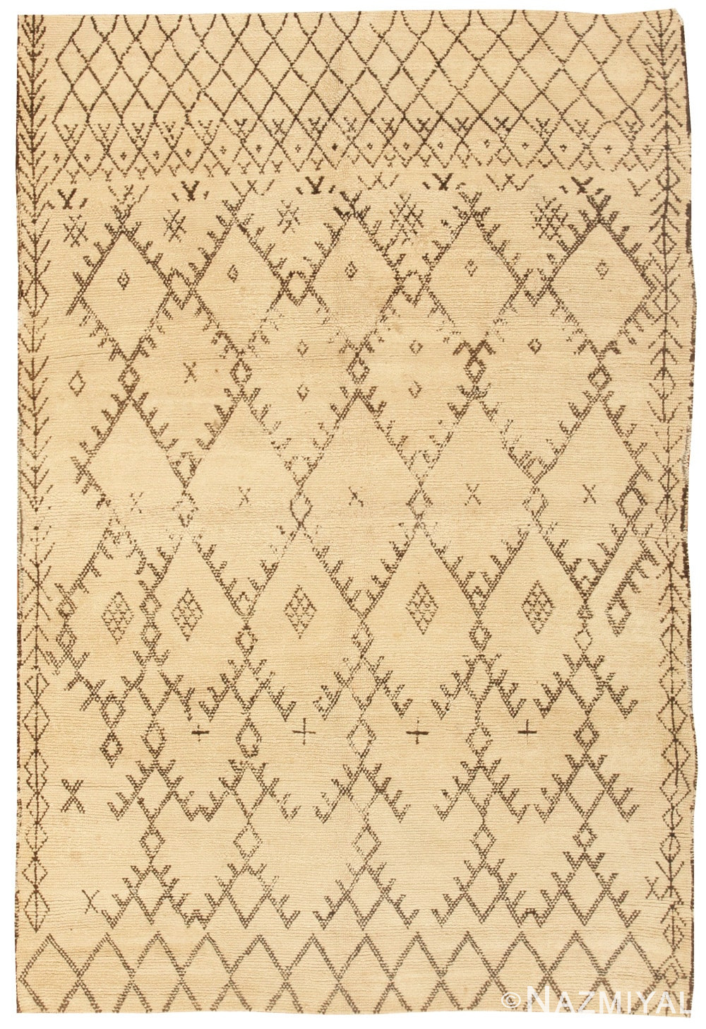 Mid Century Moroccan Rug 45031 Nazmiyal Antique Rugs