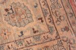 Weave detail Large Antique Tabriz Persian carpet 44813 by Nazmiyal