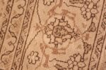 Weave detail Shabby chic Antique Persian Tabriz rug 44600 by Nazmiyal
