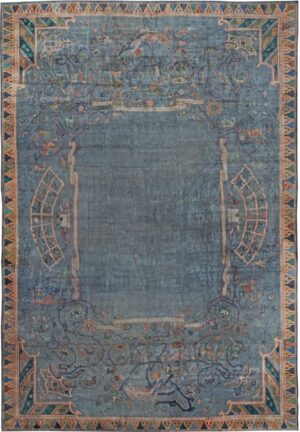 Large Oversized Chinese Art Deco Vintage Rug 44917 by Nazmiyal