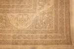 antique agra indian rug 45029 corner Nazmiyal