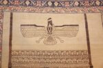 antique kerman persian rug 44213 ahura Nazmiyal