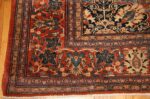 antique sarouk farahan persian rug 43353 corner antique sarouk farahan persian rug 43353 corner Nazmiyal