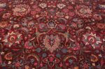 Florwer Aubergine Antique Persian Kerman rug 44830 by Nazmiyal