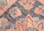 Weave detail Aubergine Antique Persian Kerman rug 44830 by Nazmiyal