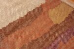 Weave detail small Vintage Swedish Scandinavian Shag Rya rug 45165 by Nazmiyal