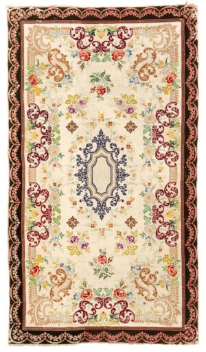 Antique Needlepoint from France 45133 Detail/Large View