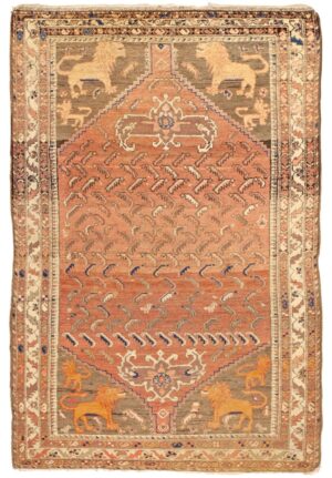 Antique Kurdish Persian Rug 45159 Nazmiyal Antique Rugs