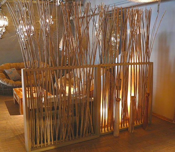 Bamboo Home Interiors Accents Piece - A Bamboo Room Divider Bamboo Room Divider Home Interiors Nazmiyal