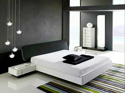 Black and White Contemporary Bedroom Interior Design Black and White Contemporary Bedroom Interior Design - Nazmiyal