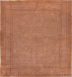 Beautiful Earthtone Square Size Antique Mongolian Rug #44892 by Nazmiyal Antique Rugs