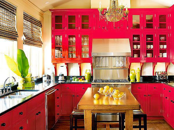 Red Kitchen Interior Design Red Kitchen Interior Design - Nazmiyal
