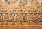 vintage mid century indian rug 45166 border Nazmiyal