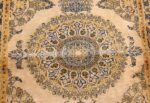 vintage mid century indian rug 45166 medallion Nazmiyal