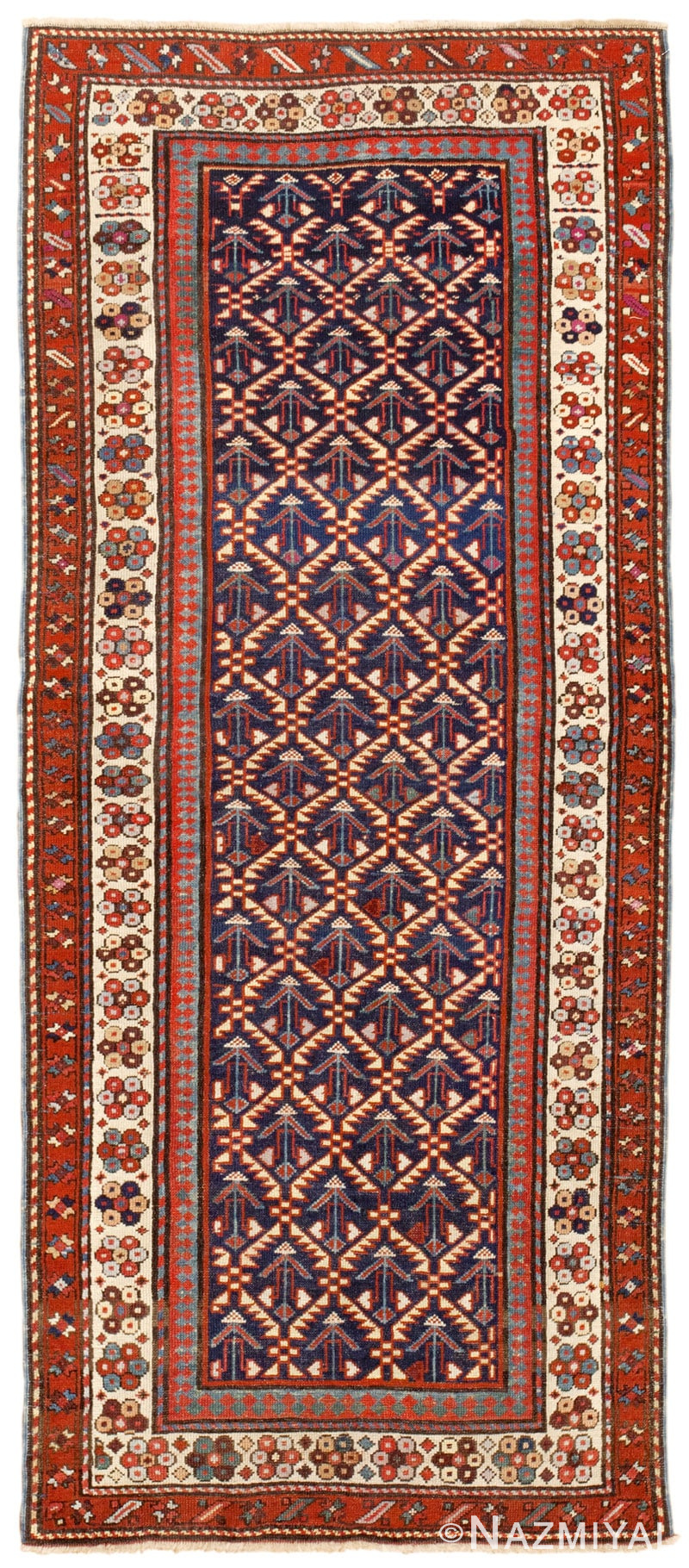 Antique Shirvan Caucasian Rug 45128 Detail/Large View