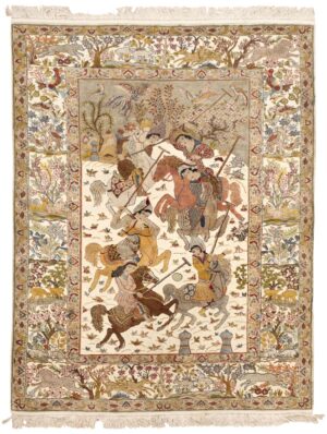 Hereke Turkish Rug 45255 Detail/Large View