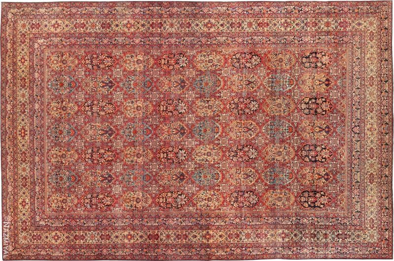 Antique Persian Kerman Carpet Antique Persian Kerman Carpet Nazmiyal