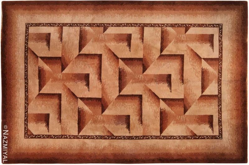 Art Deco Design Wilton Rug Art Deco Design Wilton Rug Nazmiyal