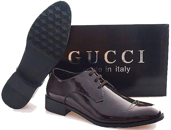 Gucci Men's Italian Leather Oxford Shoes Gucci Men's Italian Leather Oxford Shoes - Nazmiyal