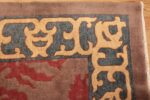 vintage chinese art deco rug 45270 corner Nazmiyal
