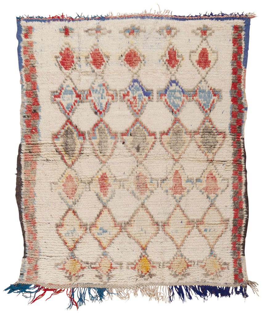 Vintage Moroccan Rug 45300 Detail/Large View