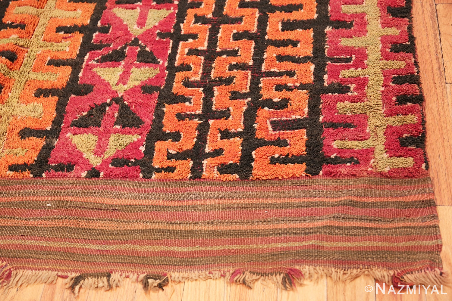 Corner Vintage Purple Moroccan 45201 by Nazmiyal