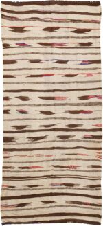 Flat Woven Vintage Moroccan Kilim Rug #45377 by Nazmiyal Antique Rugs