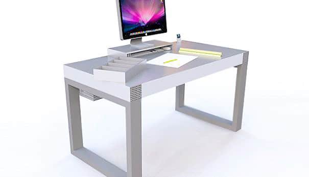 Metal Modern Office Desk Design Metal Modern Office Desk Design by Nazmiyal