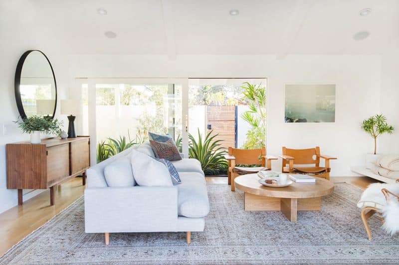 Neutral Rug in Neutral Interior Nazmiyal