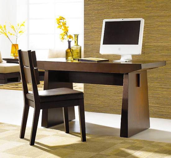 Home Office Design With Modern Wood Desk Home Office Design With Modern Wood Desk Nazmiyal