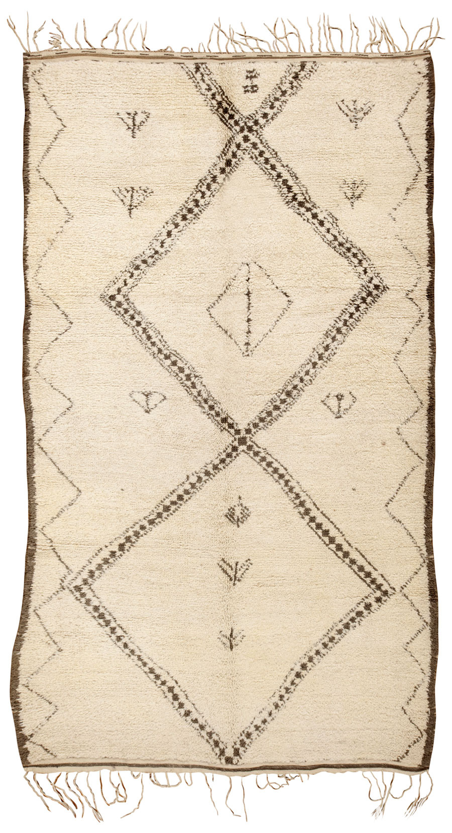 Vintage Moroccan Carpet 45390 Detail/Large View