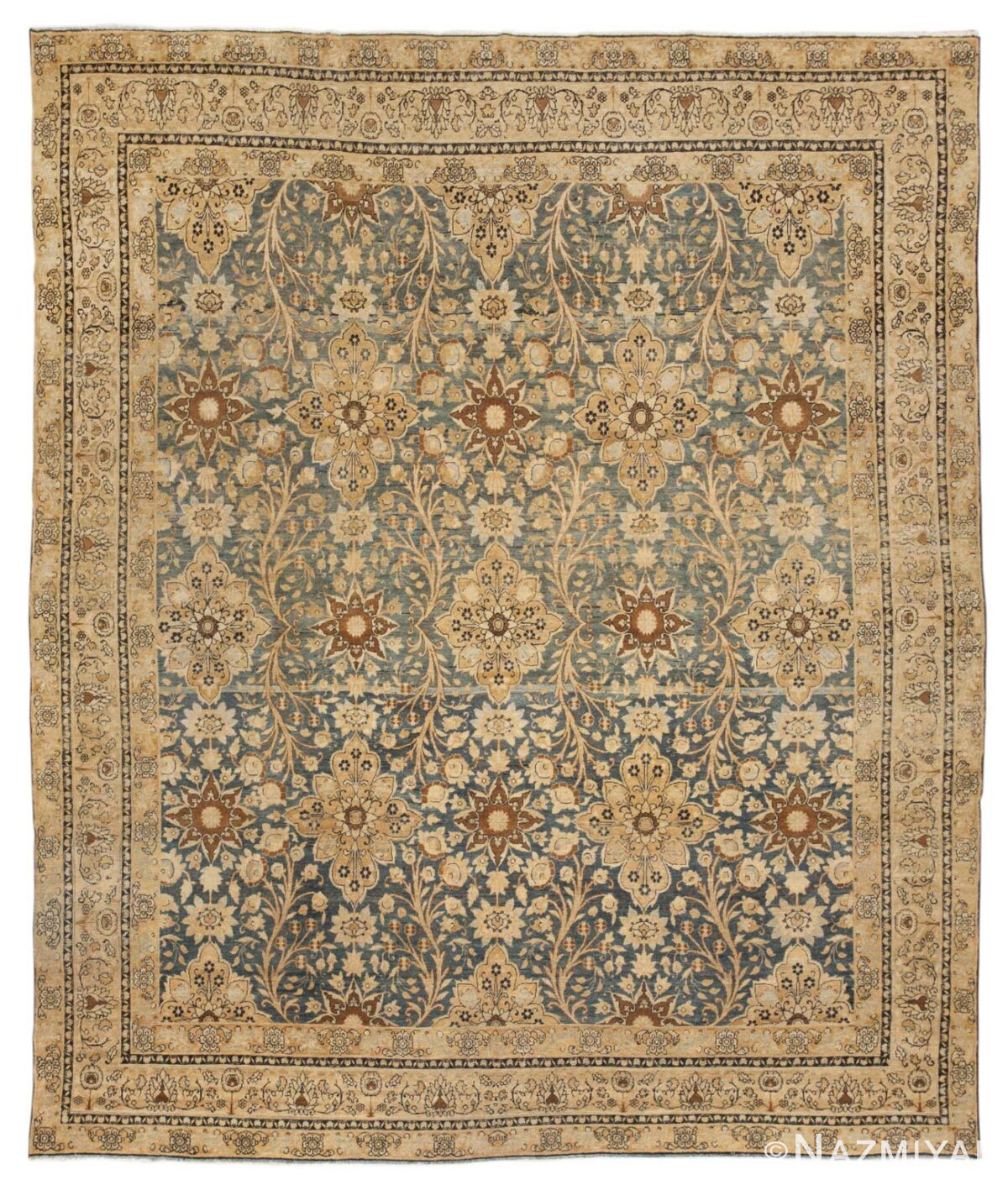 Antique Persian Kerman Rug 45467 Nazmiyal Antique Rugs