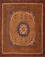 Antique Mongolian Rug #44894 by Nazmiyal Antique Rugs