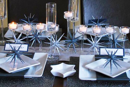 Festive Modern Hanukkah Table Setting Festive Modern Hanukkah Table Setting Nazmiyal