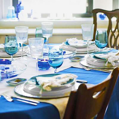 Hanukkah Jewish Holiday Table Setting Hanukkah Jewish Holiday Table Setting Nazmiyal