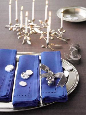 Jewish Holiday Hanukkah Table Setting Jewish Holiday Hanukkah Table Setting Nazmiyal