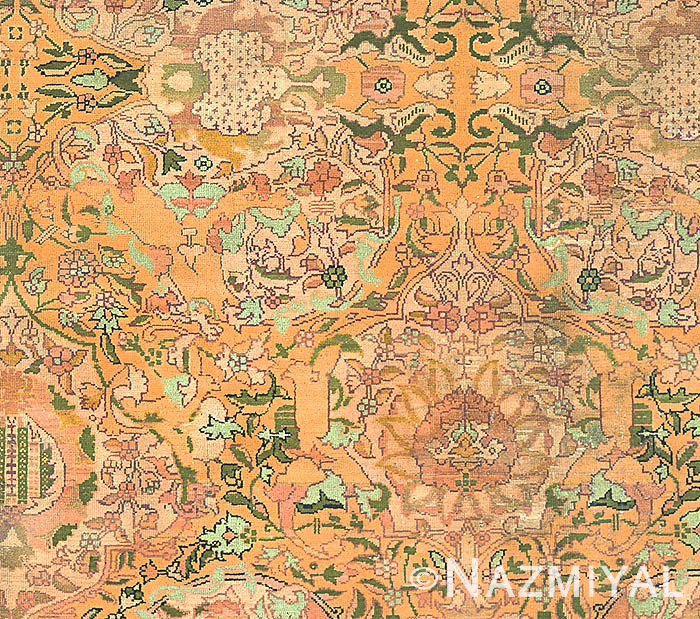 Antique Bezalel Rug 3364 Detail/Large View