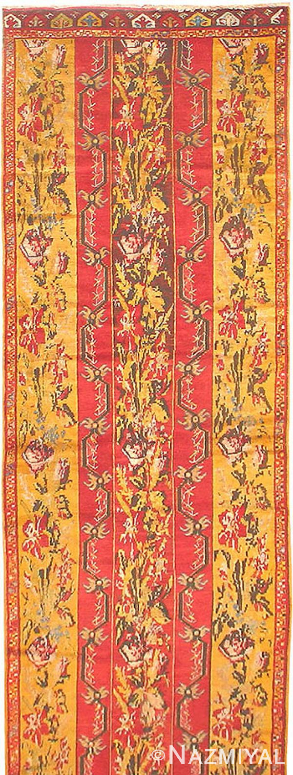 Tribal Antique Turkish Kirshehir Runner Rug by Nazmiyal