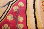antique art nouveau european rug 45624 closeup Nazmiyal